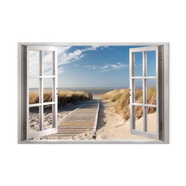 Tableau - Window: View of the Beach