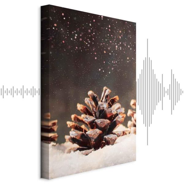 Tableau - Winter Pine Cone (1 Part) Vertical Tableau - Winter Pine Cone (1 Part) Vertical
