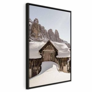 Tableau - Winter in the Dolomites (1 Part) Vertical