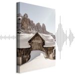 Tableau - Winter in the Dolomites (1 Part) Vertical