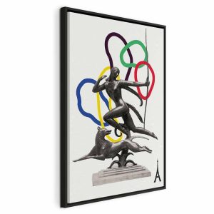 Tableau - Woman With Dog - Illustration