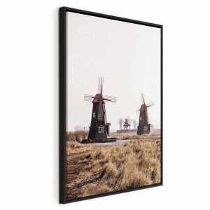 Tableau - Wooden Windmill (1 Part) Vertical