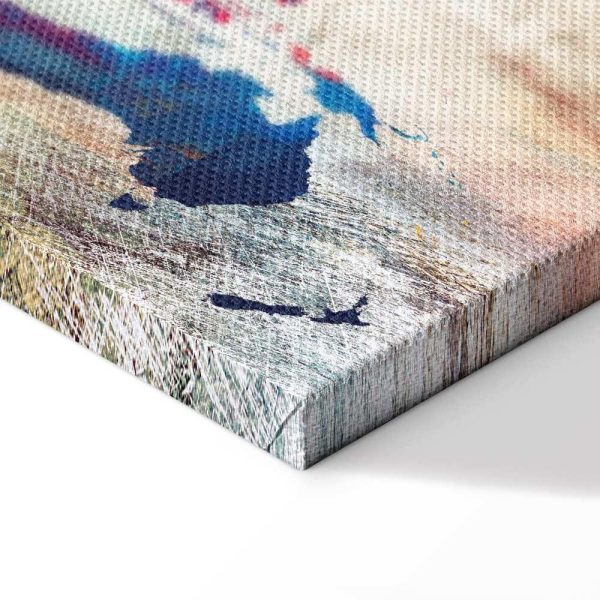 Tableau - World Map: Cracked Wall