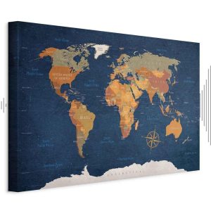 Tableau - World Map: Ink Oceans