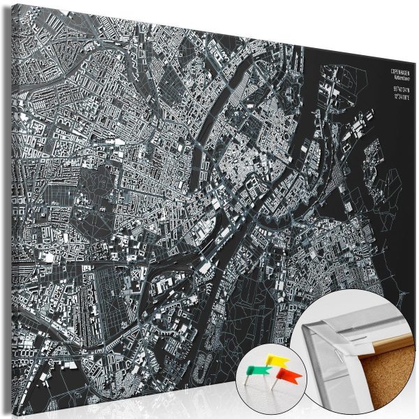 Tableau en liège - Close up of Copenhagen Tableau en liège - Close up of Copenhagen