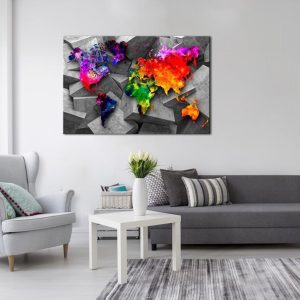 Tableau en liège - Cubic World