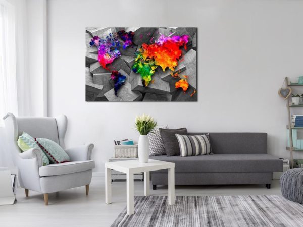 Tableau en liège - Cubic World