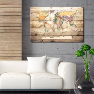 Tableau en liège - The World at Your Fingertips