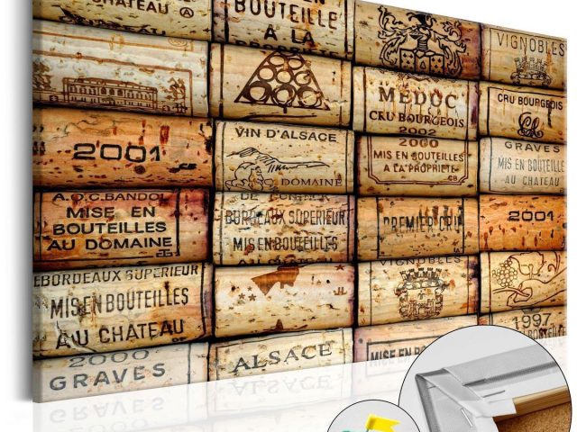 Tableau en liège - Vineyard of Memories