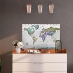 Tableau en liège - World Destinations (1 Part) Wide