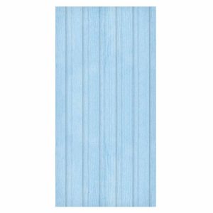 Tapisserie murale - Blue Panels - Wooden planks in a pastel blue shade