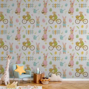 Tapisserie murale - Bunny Idyll