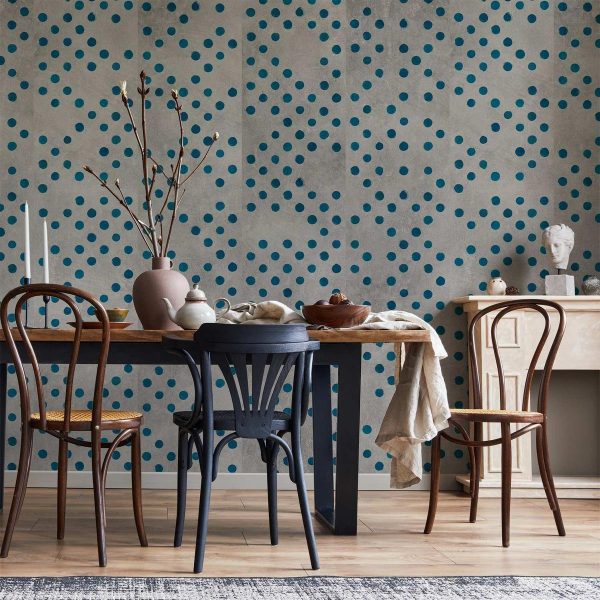 Tapisserie murale - Dots on Concrete