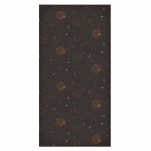 Tapisserie murale - Night Sky - Artistic Composition of Suns and Planets on a Black Background