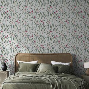 Tapisserie murale - Pink Flower Buds