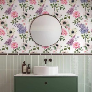 Tapisserie murale - Roses and Lilacs