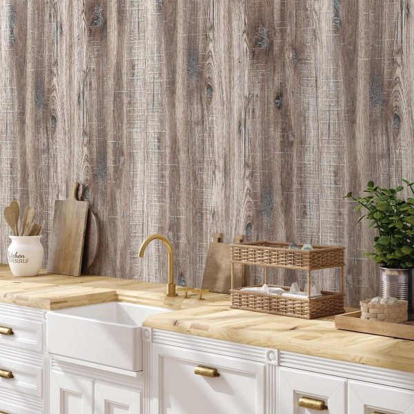 Tapisserie murale - Stylish Wood