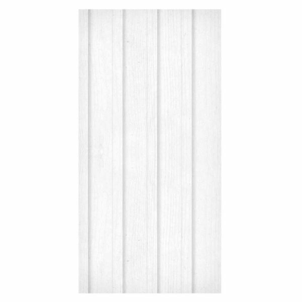 Tapisserie murale - Vertical Lines - White background with a delicate wood pattern vertically