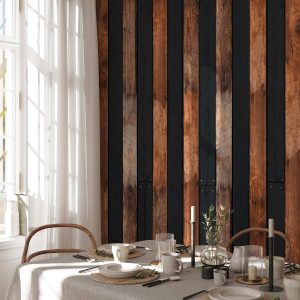 Tapisserie murale - Wooden duo