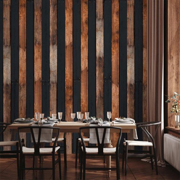 Tapisserie murale - Wooden duo