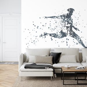 Papier Peint Joueur De Football Dans Les Tons De Gris – Image 6