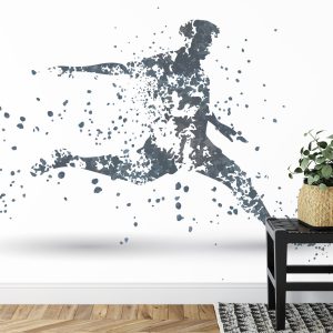 Papier Peint Joueur De Football Dans Les Tons De Gris – Image 7