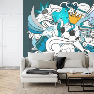Papier Peint Football Graffiti – Image 6