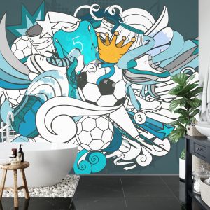 Papier Peint Football Graffiti – Image 5