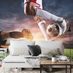 Papier Peint Joueurs De Foot Pendant Le Match – Image 3