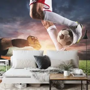 Papier Peint Joueurs De Foot Pendant Le Match – Image 3