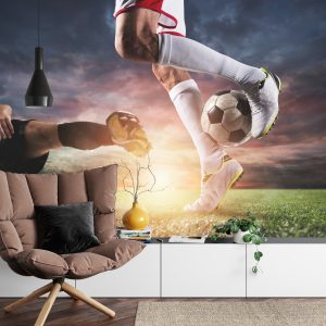 Papier Peint Joueurs De Foot Pendant Le Match – Image 4