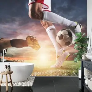Papier Peint Joueurs De Foot Pendant Le Match – Image 5