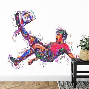 Papier Peint Joueur De Football Coloré Comme Peint – Image 7