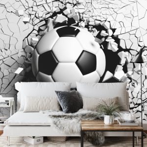 Papier Peint Football - Effet 3D – Image 3
