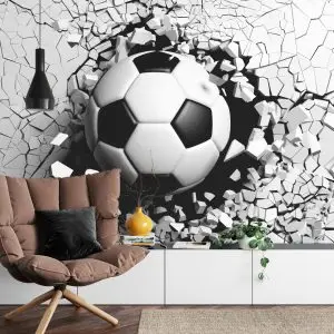 Papier Peint Football - Effet 3D – Image 4
