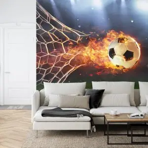 Papier Peint Football En Flammes – Image 6