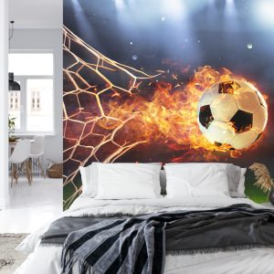 Papier Peint Football En Flammes – Image 8