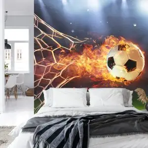 Papier Peint Football En Flammes – Image 8