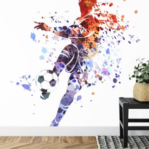 Papier Peint Joueur De Football Coloré Comme Peint – Image 7