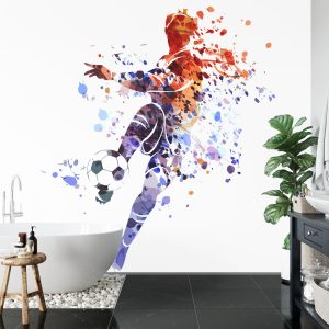 Papier Peint Joueur De Football Coloré Comme Peint – Image 5