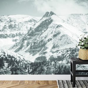 Papier Peint L'hiver Dans Les Montagnes – Image 7