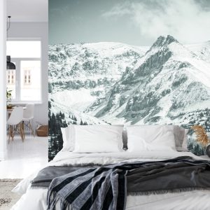 Papier Peint L'hiver Dans Les Montagnes – Image 8