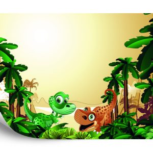 Papier Peint Pour Les Enfants - Dinosaures – Image 2