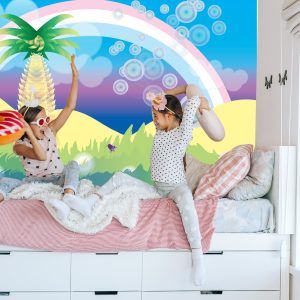 Papier Peint Pour Les Enfants - Arc-En-Ciel – Image 7