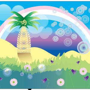 Papier Peint Pour Les Enfants - Arc-En-Ciel – Image 1