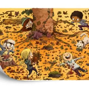 Papier Peint Pour Les Enfants - Fun In The Forest – Image 2