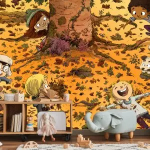 Papier Peint Pour Les Enfants - Fun In The Forest – Image 5