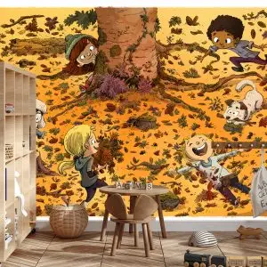 Papier Peint Pour Les Enfants - Fun In The Forest – Image 3
