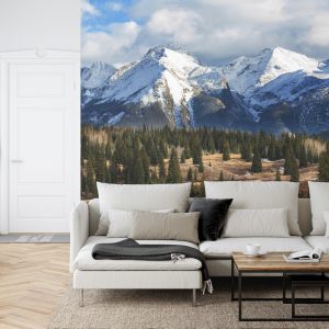 Papier Peint L'hiver Dans Les Montagnes – Image 6