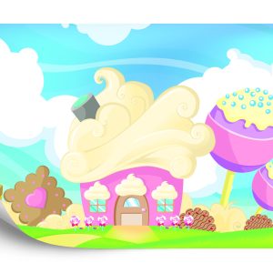 Papier Peint Pour Les Enfants - Pays Des Douceurs – Image 2
